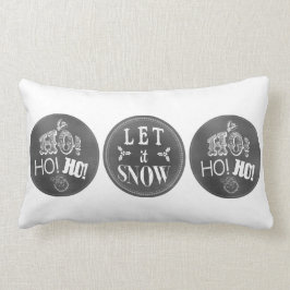 Cojín Lumbar Diseño festivo elegante de la pizarra