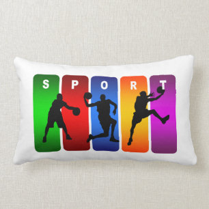Cojín Lumbar Diseño fresco estupendo del deporte del baloncest