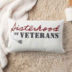 Cojín Lumbar Diseño Orgullo Militar Hermanas de Veteranos