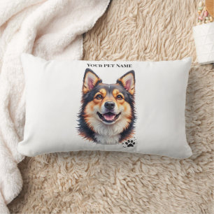 Cojín Lumbar Diseño personalizado simple y moderno con nombre y