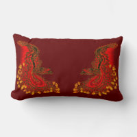 Diseño rojo y dorado de China Dragon