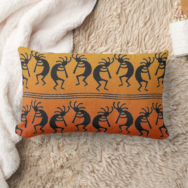 Cojín Lumbar Diseño suroccidental Decorativo de Kokopelli (Manta)