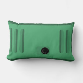 Cojín Lumbar Diseño verde feliz para el sistema de asignación d