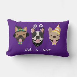 Cojín Lumbar Disfraces de Halloween en Bulldog francés