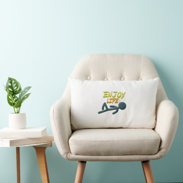 Cojín Lumbar Disfrutar de la vida (Silla)