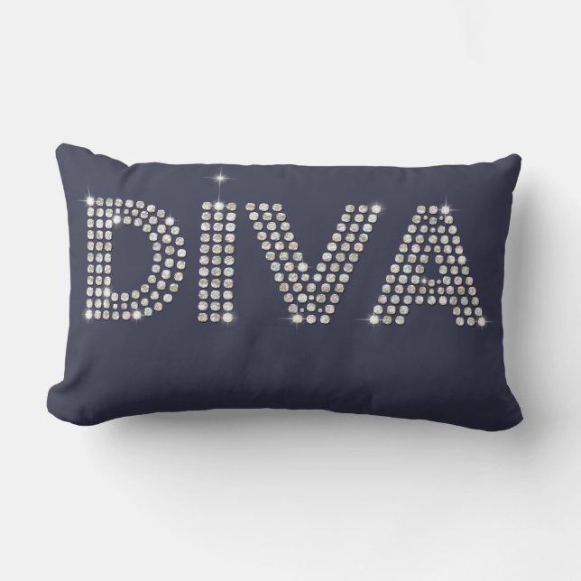 Cojín Lumbar Diva del diamante (Anverso)