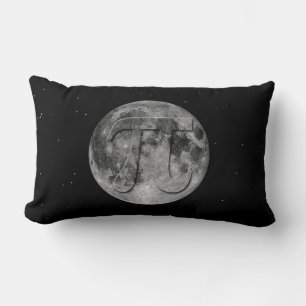 Cojín Lumbar Diversión completa del Día Pi de la Luna