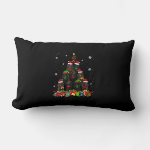 Cojín Lumbar Divertidas navidades de perro en Terranova