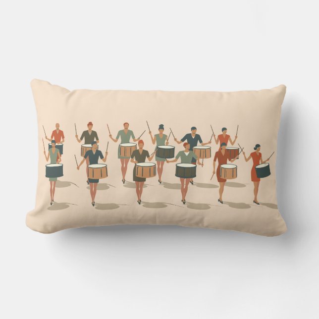 Cojín Lumbar Doce Tambores Tambores Tambores Tambores Tambores  (Anverso)