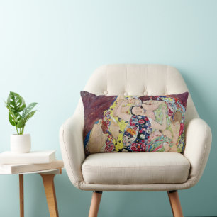 Cojín Lumbar Doncella (Virgen), Gustav Klimt, Arte Nouveau Anti