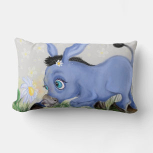Cojín Lumbar Donkey y Daisy Funny Pillow