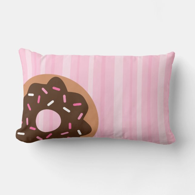 Cojín Lumbar Donut Rosado (Anverso)
