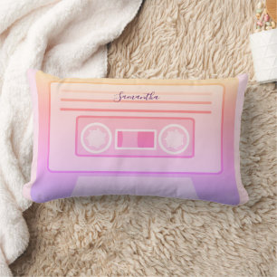 Cojín Lumbar Dormitorio Cassette del Guay Retro Light Pastel Ro