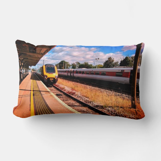 Cojín Lumbar Dos trenes (Anverso)
