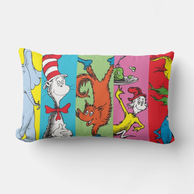 Cojín Lumbar Dr. Seuss | Rebanada de Personaje (Anverso)