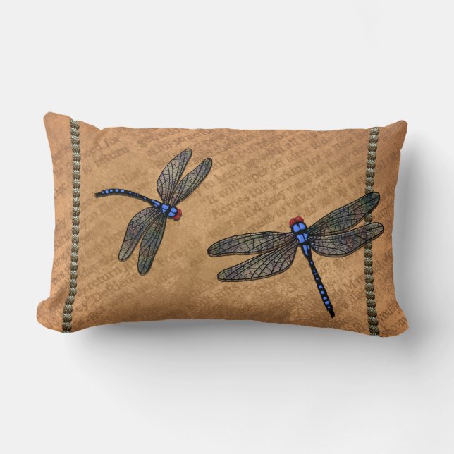 Cojín Lumbar Dragonflies (Anverso)