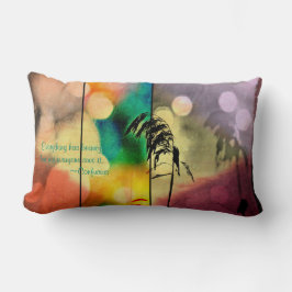Cojín Lumbar Drama de hierba arcoiris
