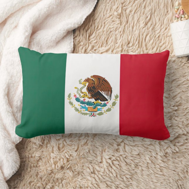 Cojín Lumbar Drapeau Mexique Tricolore (Manta)