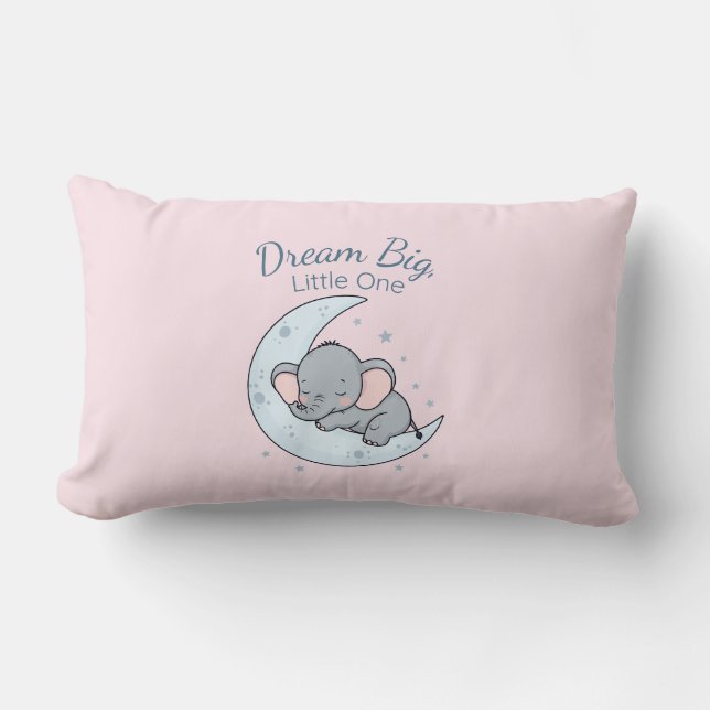 Cojín Lumbar Dream Big, Little One (Anverso)