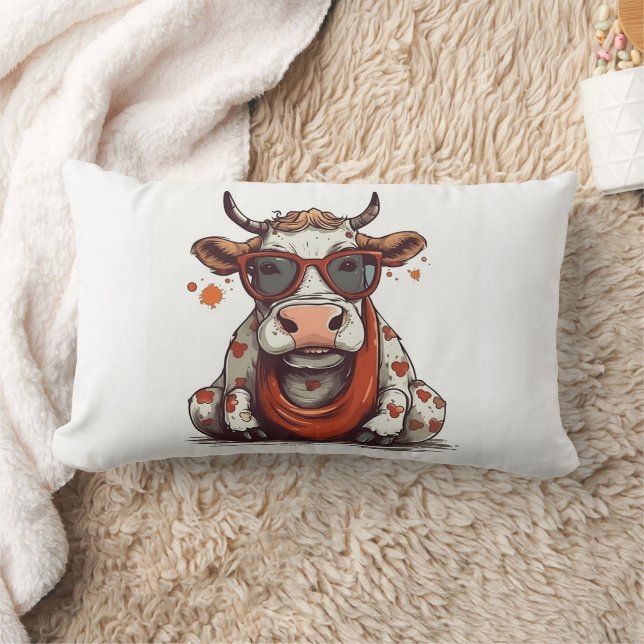Cojín Lumbar 🛌 💤 "Dreamy Dairy" Cow Cushion 💤 🛌 (Manta)