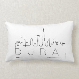 Cojín Lumbar Dubai, línea aérea de los Emiratos Árabes Unidos L