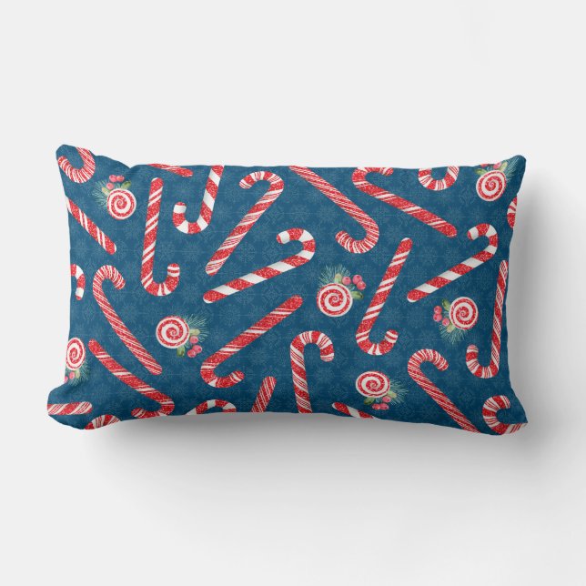 Cojín Lumbar Dulces de Navidad (Anverso)