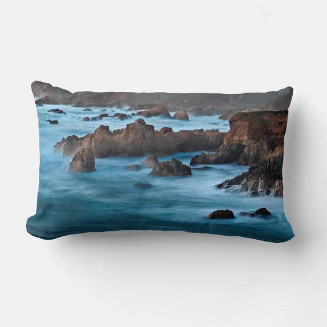 Cojín Lumbar Dusk En Soberanes Cove (Anverso)