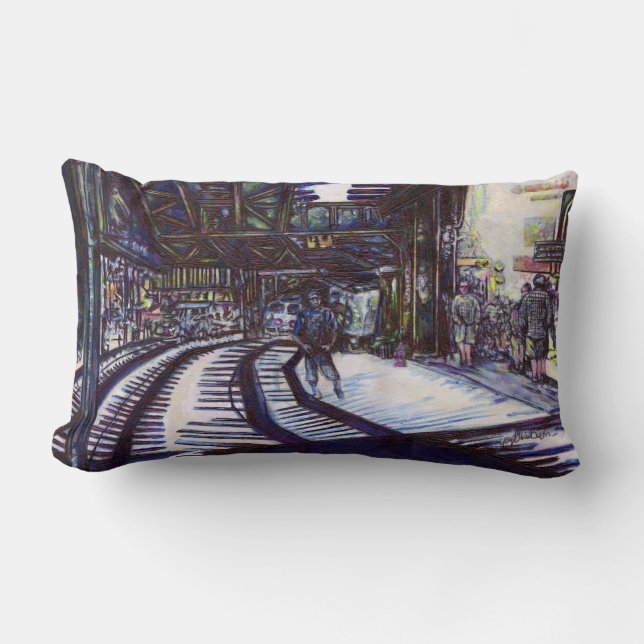 Cojín Lumbar Dustar el piano (Anverso)