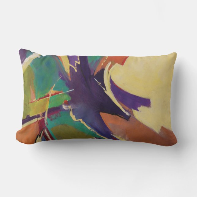 Cojín Lumbar Ecos del oeste del sur (Anverso)