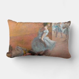 Cojín Lumbar Edgar Degas - Bailarinas subiendo una escalera