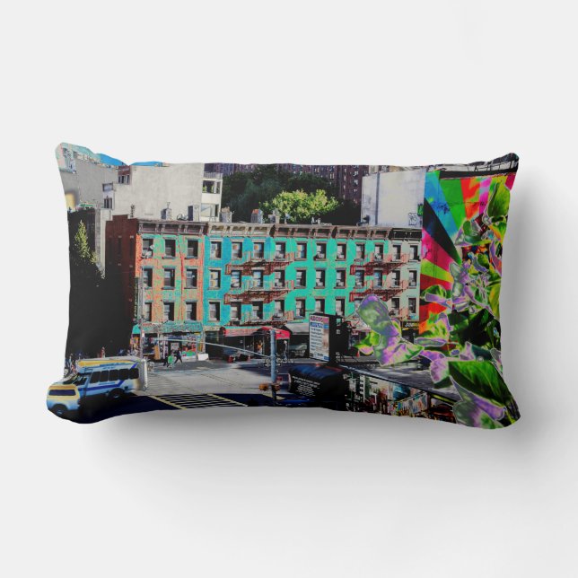 Cojín Lumbar Edificio tradicional de apartamentos Manhattan Nue (Anverso)