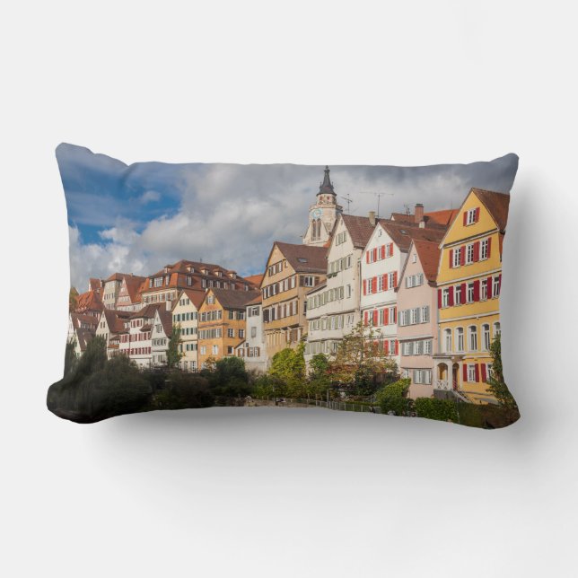 Cojín Lumbar Edificios del casco antiguo| Alemania (Anverso)