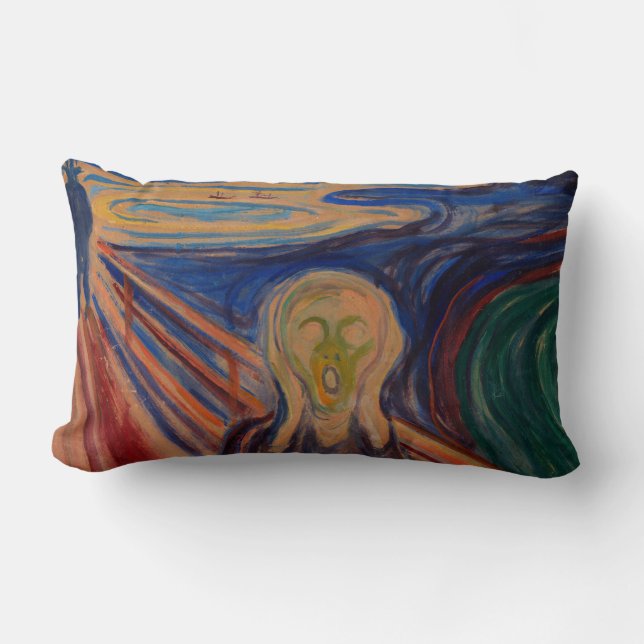 Cojín Lumbar Edvard Munch The Scream 1910 (Anverso)