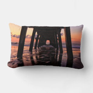 Cojín Lumbar EE. UU., Georgia, Isla Tybee, Muelle en la isla Ty