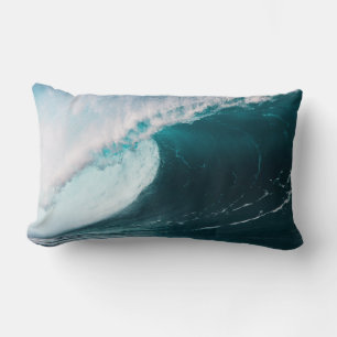 Cojín Lumbar EE. UU., Hawái, Oahu, Olas grandes