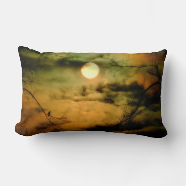 Cojín Lumbar Eerie Autumn Moon Sky (Anverso)