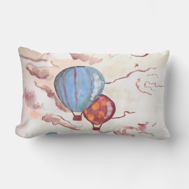 Cojín Lumbar El aire que respiro por AnyaC (Anverso)