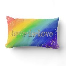 El amor es amor Típode oro acuarela Arcoiris