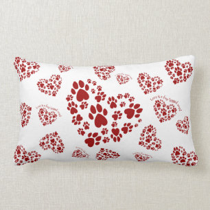 Cojín Lumbar El amor es una palabra legged cuatro