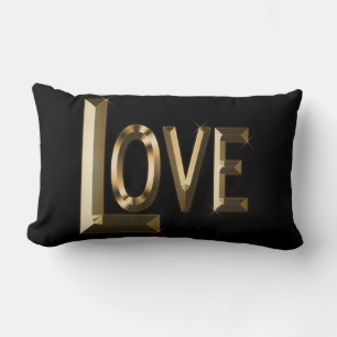 Cojín Lumbar El Amor Oro Es La Palabra,