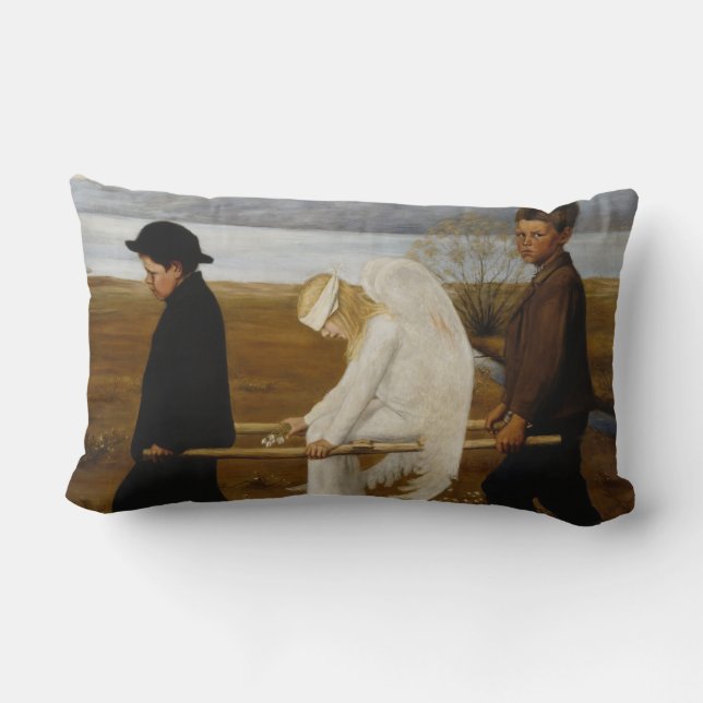 Cojín Lumbar El ángel herido (Reverso )