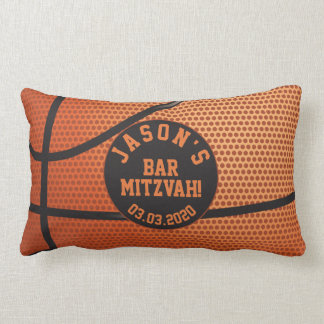 Cojín Lumbar El bar de baloncesto Mitzvah