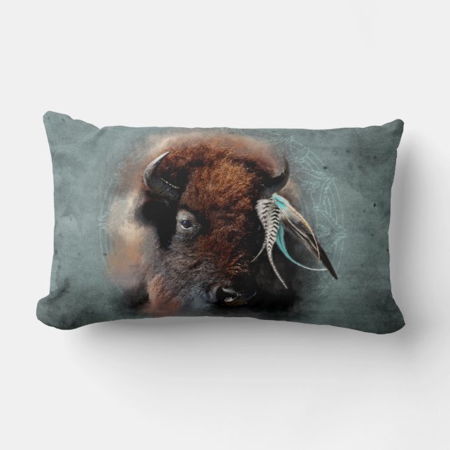 Cojín Lumbar El Bison - Pillow (Anverso)