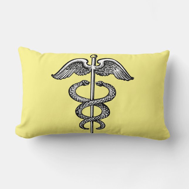 Cojín Lumbar El caduceo (Anverso)