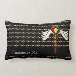 Cojín Lumbar El Caduceus (color completo)