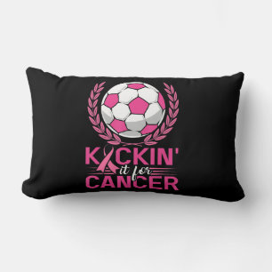 Cojín Lumbar El cáncer de pecho de cinta rosada para el fútbol