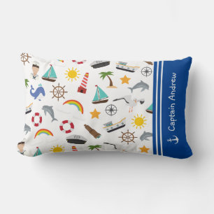 Cojín Lumbar El capitán Sailor Nautical