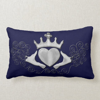 Cojín Lumbar El Claddagh (Plata)