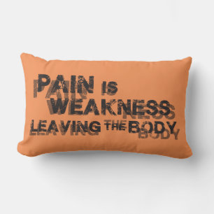 Cojín Lumbar El Dolor Es Debilidad Dejando El Cuerpo