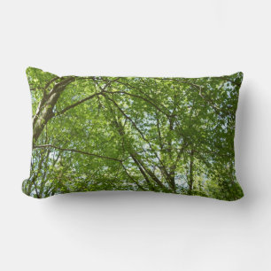 Cojín Lumbar El dosel de la primavera deja la naturaleza verde